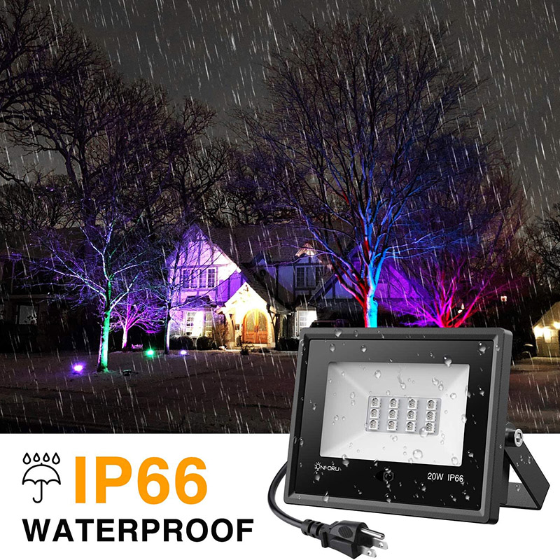 Smart Bluetooth RGBCW Color Changing LED Floodlight For Outdoor Landscape Smart Bluetooth RGBCW Color Changing LED Floodlight For Outdoor Landscape